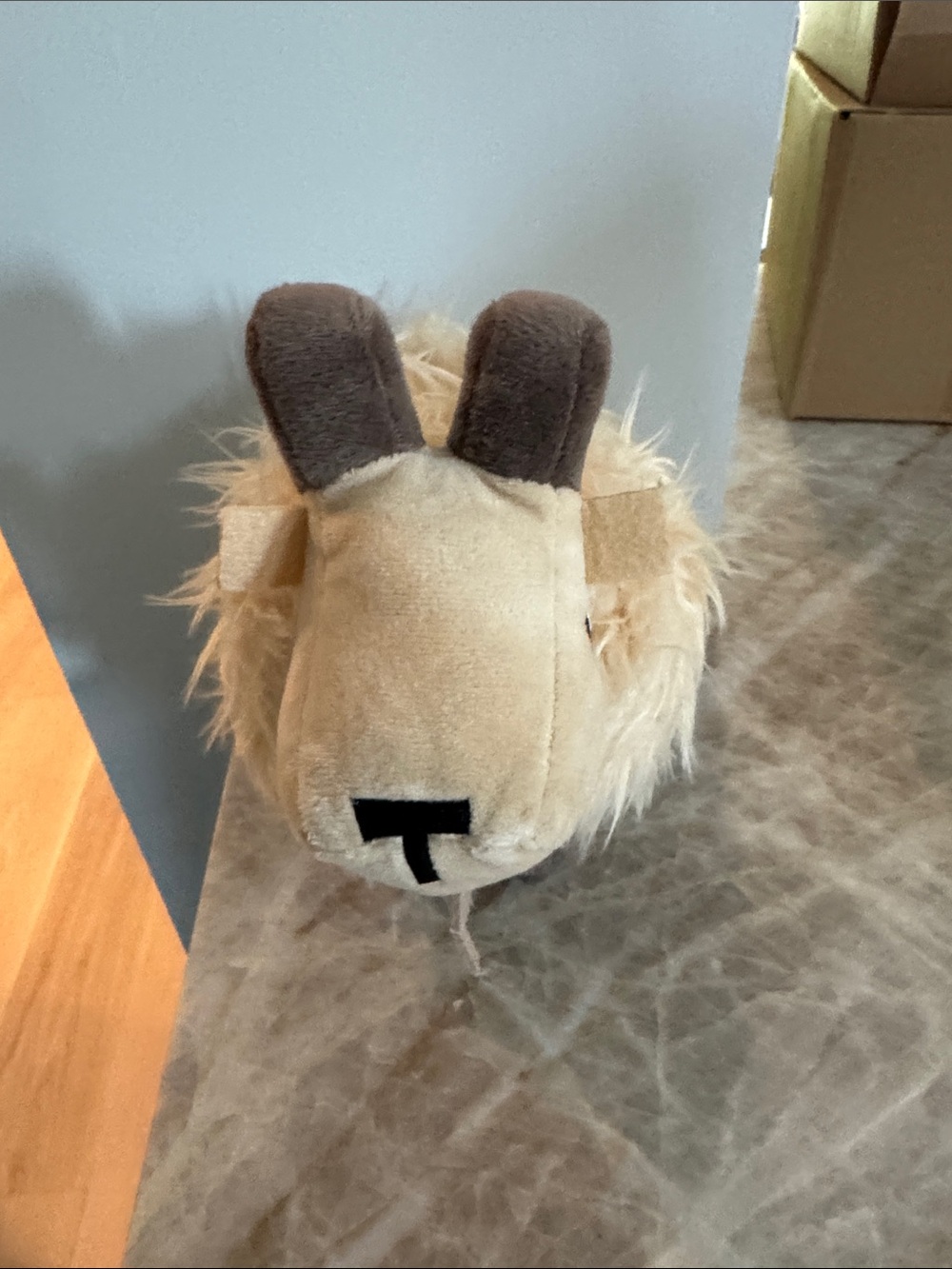 Minecraft Plush Goat plush- Cream and Brown